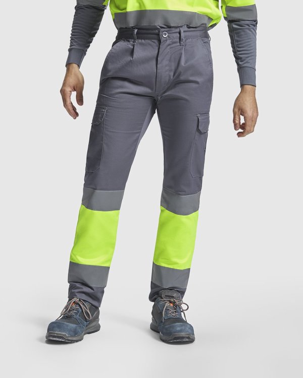 Multitaschen-Hose Hi-Viz mit Reflexband