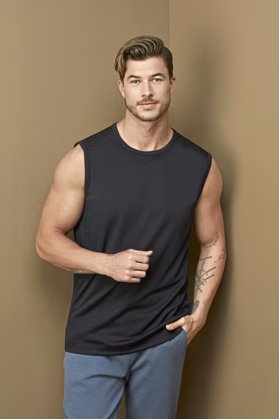Stedman® T-shirt Active sans manches en Mesh