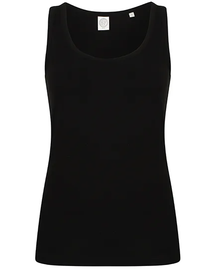 Top stretch slim fit avec passepoil