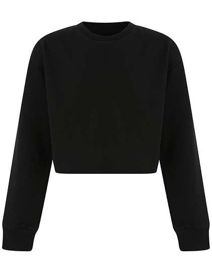 SF Minni Kinder-Sweater Cropped mit Oversize-Schnitt