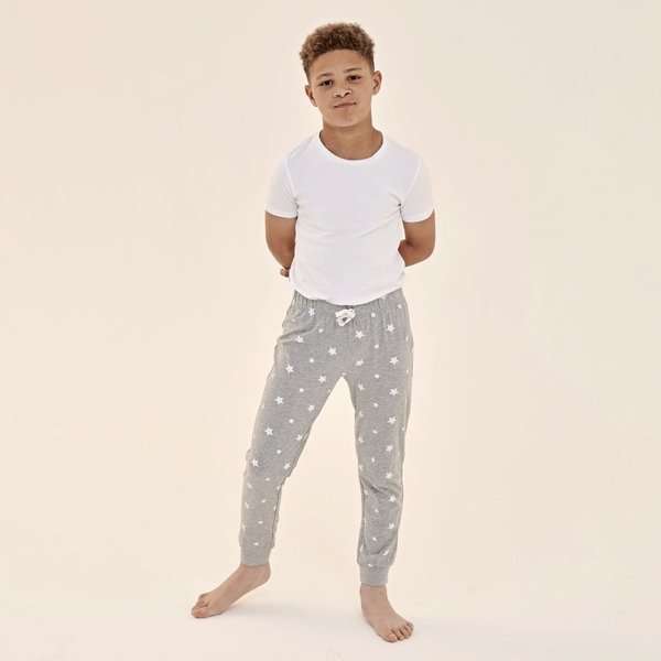 SF Minni Kids´ Cuffed Lounge Pants Red/White Stripes 5/6 Jahre (SM85)