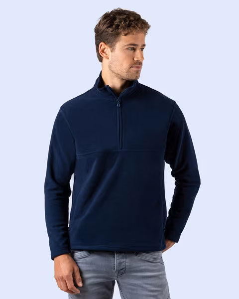 Starworld Zip Neck Fleece Black S (SW770)