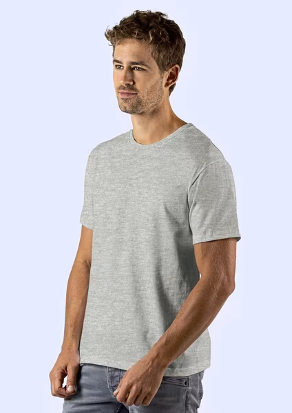 Starworld T-Shirt in Cotone Biologico con colletto a costine