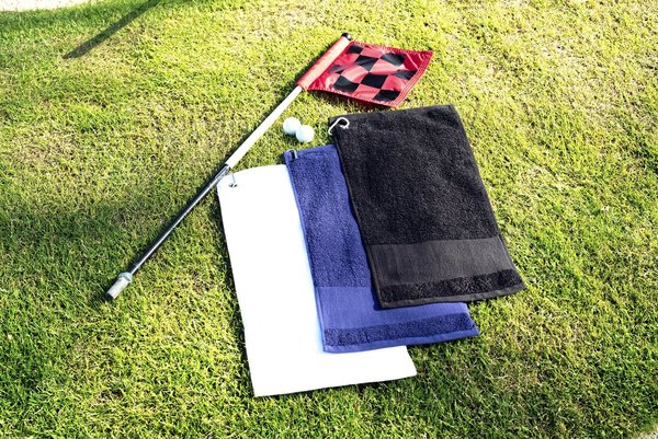 Towel City Baumwoll-Golfhandtuch mit Fischgrätrands