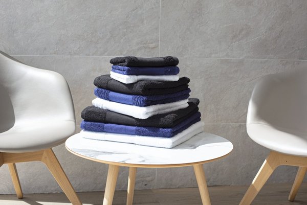 Towel City Handtuch Baumwolle 50x100 cm Fischgrätrand
