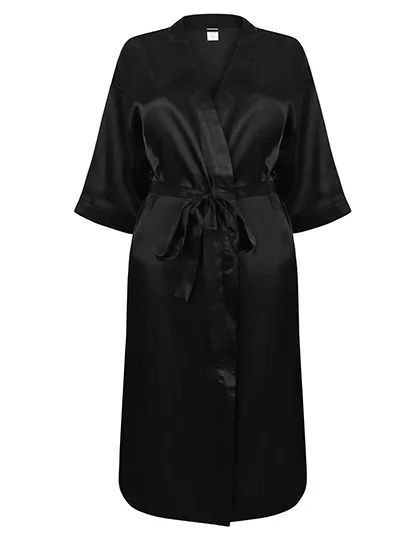 Towel City Kimono Bathrobe made of Stretch Satin