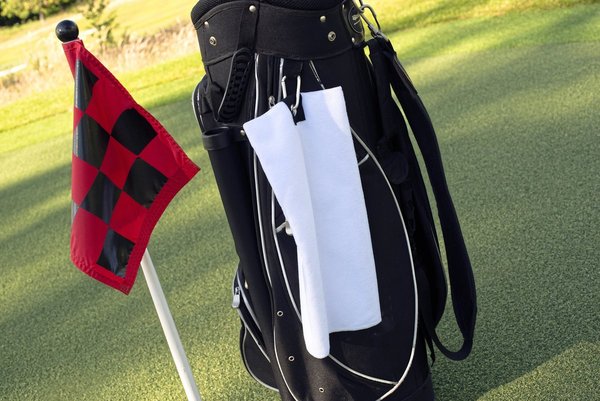 Towel City Mikrofaser Golfhandtuch mit Haken