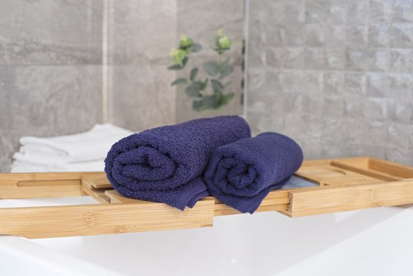 Towel City Klassisches Handtuch mit Herringbone-Band