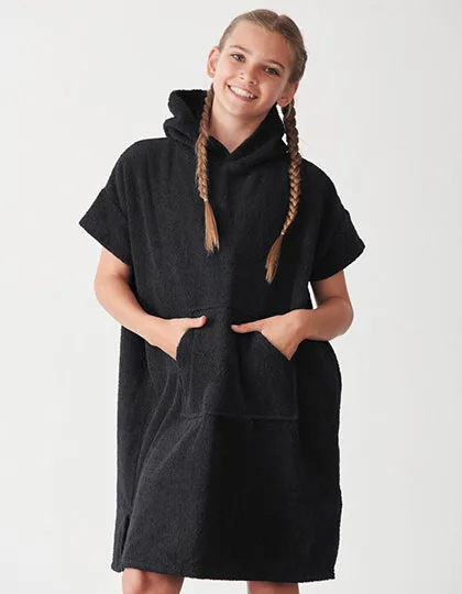 Towel City Bathrobe with Hood and Pocket for Kids