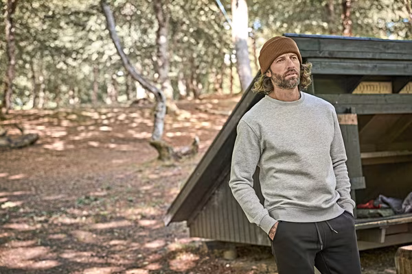 Tee Jays Langarm-Sweatshirt aus Baumwolle, Regular Fit