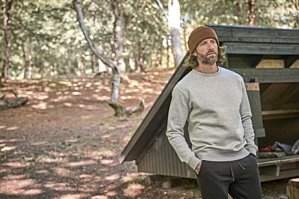 Tee Jays Langarm-Sweatshirt aus Baumwolle, Regular Fit