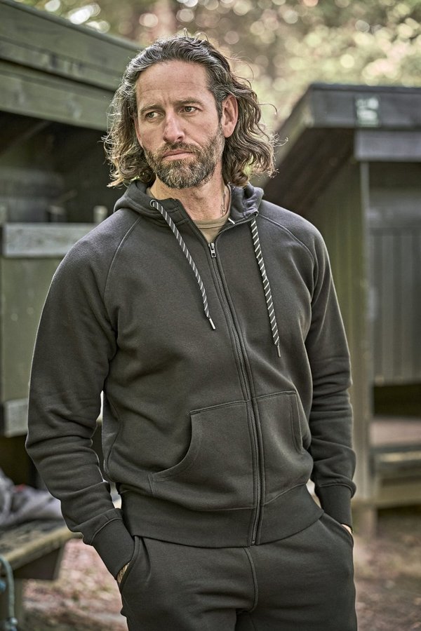 Tee Jays Hooded Jacket mit doppellagiger Kapuze