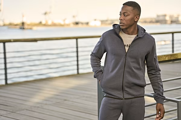Athletic Hooded Full Zip Sweat