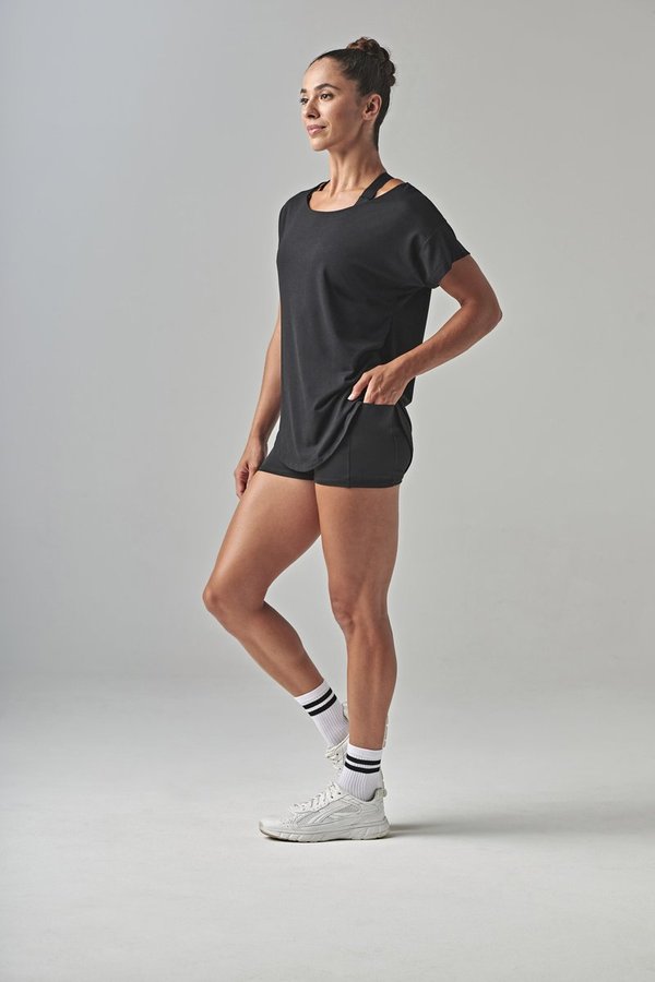 Tombo Oversize T-Shirt mit U-Ausschnitt