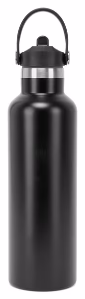 TriDri® Vacuum Sports Water Bottle With Flip Up Straw