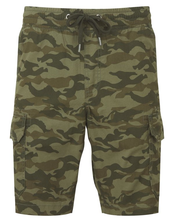 Men´s Camo Cargo Utility Shorts
