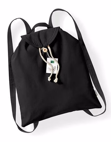 Westford Mill Bio-Baumwoll Rucksack mit Kordelzug