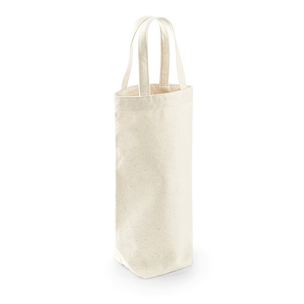 Westford Mill Fairtrade Baumwoll Flaschentasche mit Griff