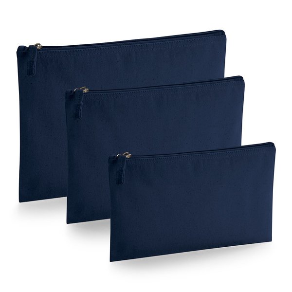 Westford Mill Bio-Baumwoll Kulturtasche mit Reißverschluss