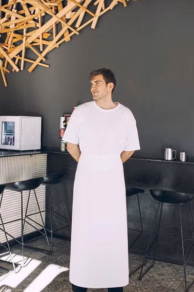 Link Kitchen Wear Tablier de Sublimation avec Coutures Renforcées