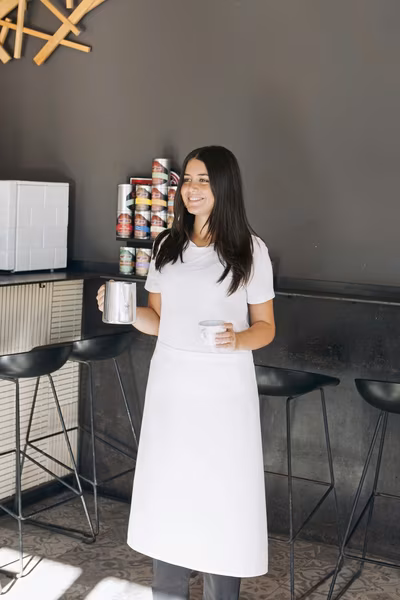 Link Kitchen Wear Tablier de Sublimation en Polyester avec Ceinture