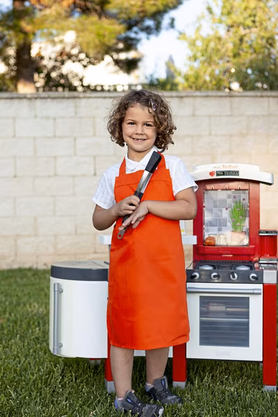 Link Kitchen Wear Tablier en Tissu Sergé pour Enfants