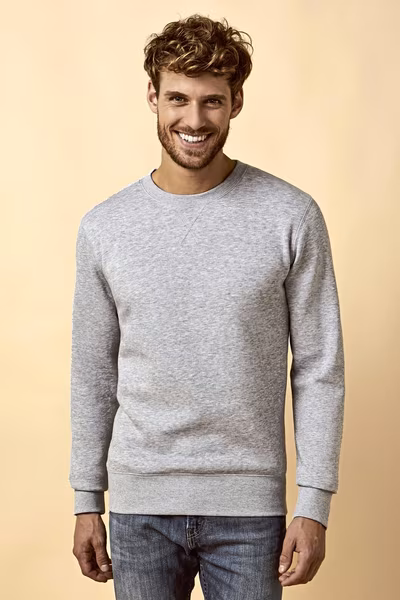 X.O by Promodoro Langarm-Sweatshirt mit Molton-Brushed-Qualität