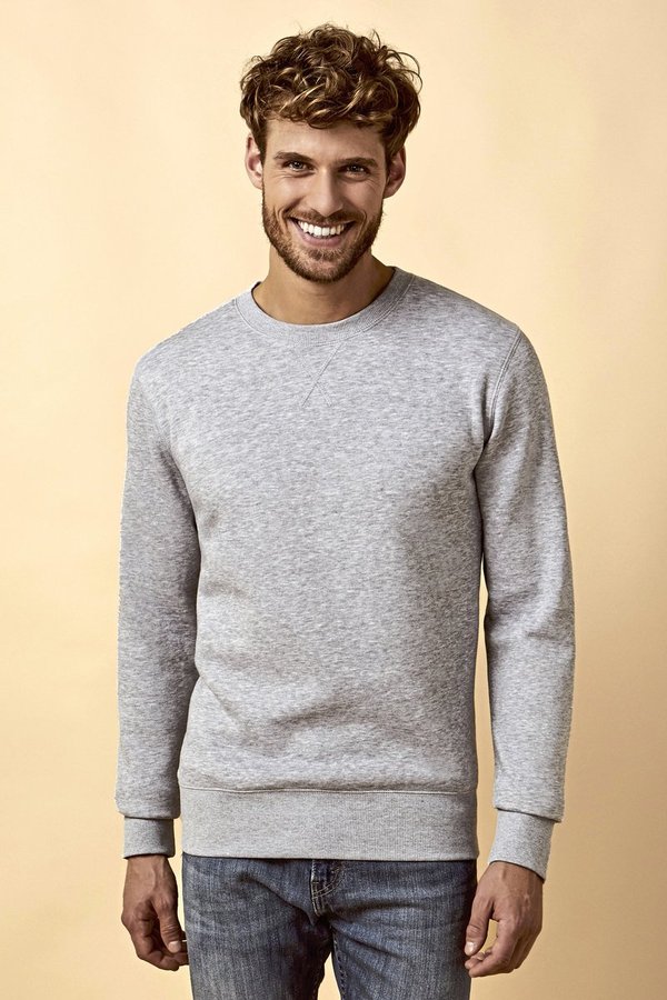 X.O by Promodoro Langarm-Sweatshirt mit Molton-Brushed-Qualität