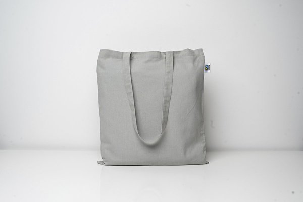 Printwear Fairtrade Baumwolltasche mit langen Henkeln