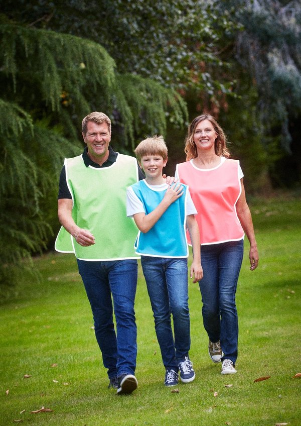 YOKO Hi-Vis Reflective Border Tabard Black S/M (YK259)
