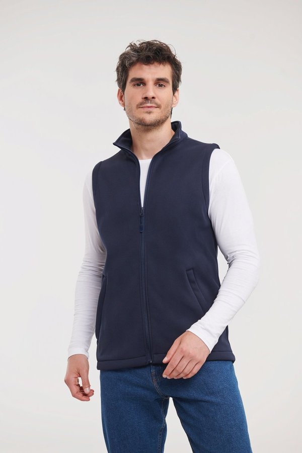Russel Atmungsaktive Softshell-Weste mit Teflon-Beschichtung