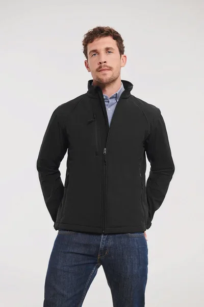 Russel Atmungsaktive Softshell-Jacke mit Taschen
