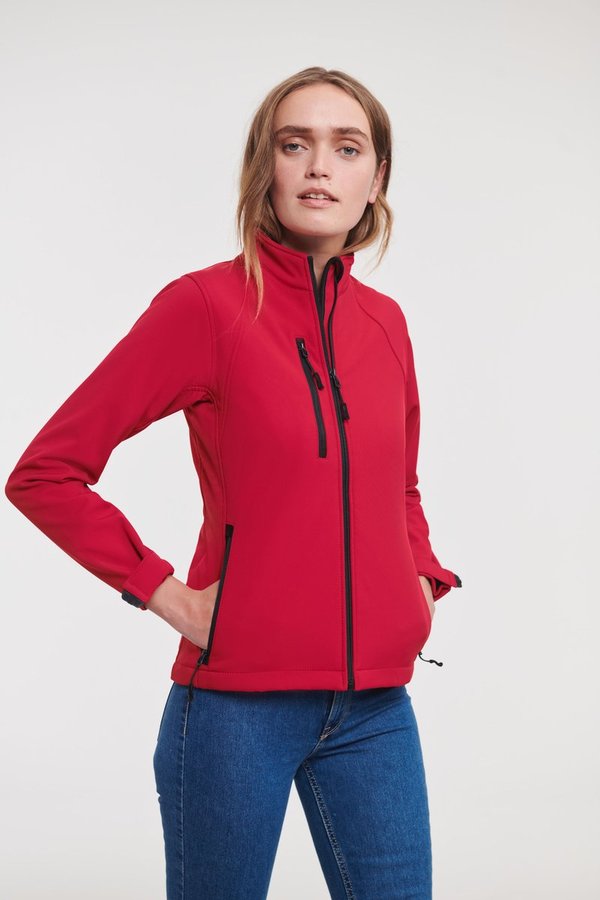 Russel Softshell-Jacke mit Fleece-Futter für Damen