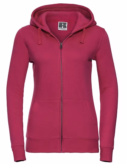 Russel Sweatshirt mit Kapuze, 3-lagig, Baumwolle, Fuchsia S, Z266F