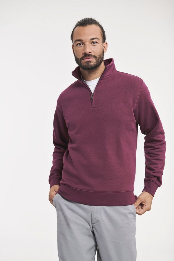 Russel Half-Zip Sweatshirt aus Baumwolle für Herren