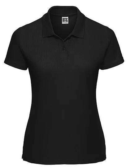 Russell Polycotton Polo with Side Slits for Women