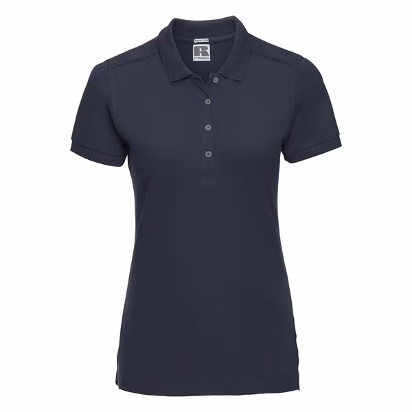Russel Slim Fit Stretch Polo-Shirt für Damen