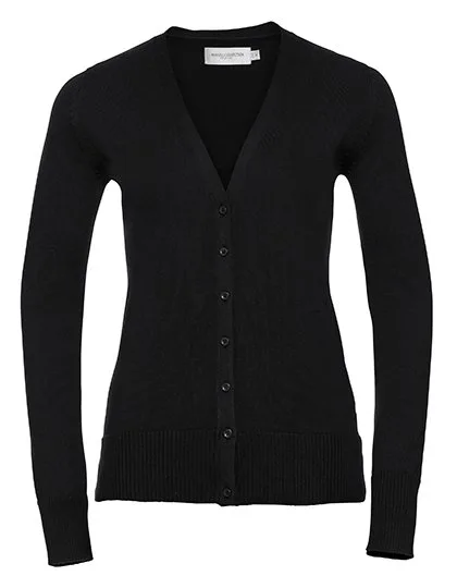 Russell Collection Baumwoll-Polyacryl V-Ausschnitt Cardigan