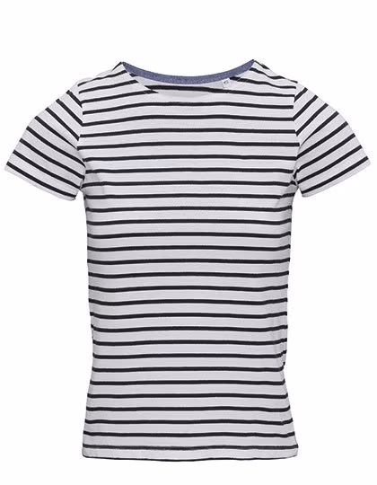 T-Shirt Marinière Coastal Manches Courtes pour Femme