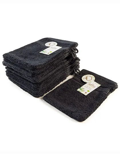 ARTG Bamboo Wash Mitt with Cotton Blend, Black 16 x 22 cm, AR401