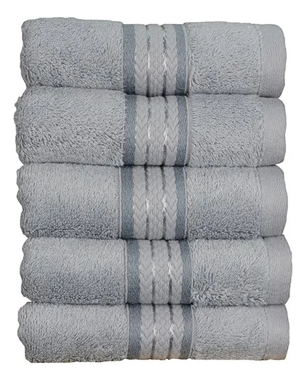 ARTG Serviette d'invité en bambou biologique 40x60 cm, Light Grey 40 x 60 cm, AR405