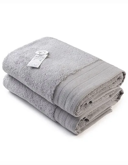 ARTG Luxurious Bath Towel 70x140 cm Cotton, Light Grey 70 x 140 cm, AR604