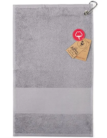 ARTG PRINT-Me® Golf Towel with Eyelet, Anthracite Grey 30 x 50 cm, AR714