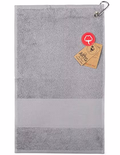ARTG PRINT-Me® serviette de golf avec œillet, Anthracite Grey 30 x 50 cm, AR714