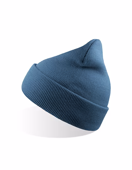 Atlantis Winddichte Beanie aus recyceltem Polyester, Beige One Size, AT125