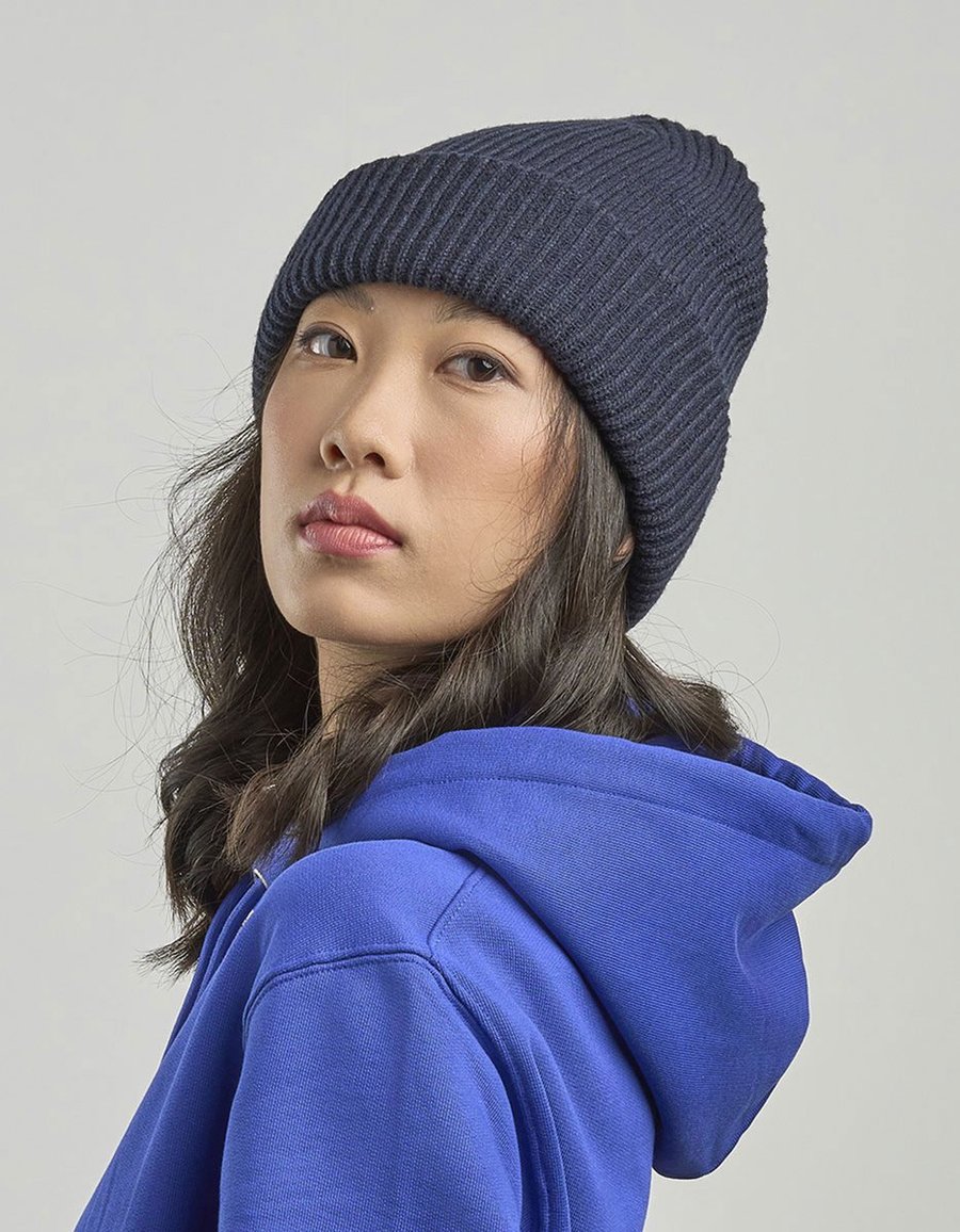 Atlantis Recycelter Polyester Bill-S Beanie, Black One Size, AT126