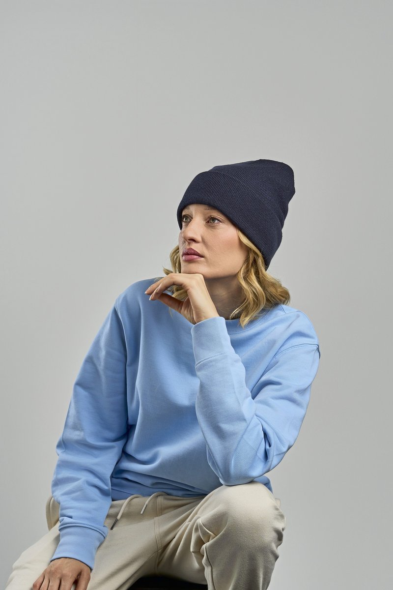 Atlantis Pier-S Beanie aus 100% Recycling-Polyester, Black One Size, AT127