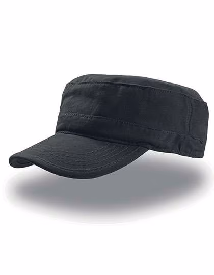 Atlantis Tank Cap in Cotone spazzolato, Black One Size, AT301