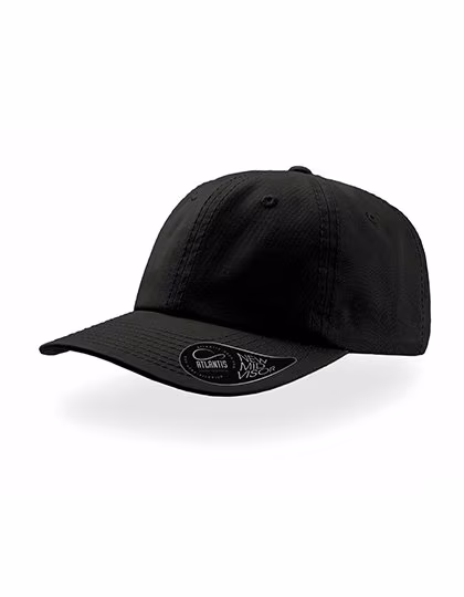 Atlantis Dad Hat made of 100% Cotton with Brass Buckle, Black One Size, AT409