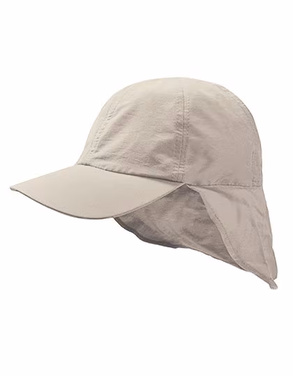 Atlantis Cap Nomad Recycled avec protection UV pour enfants, Khaki One Size, AT427